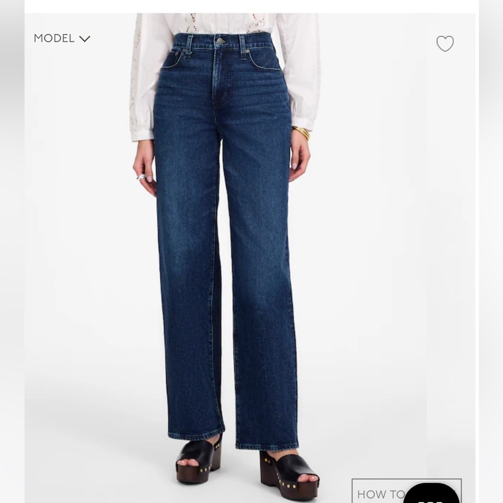 The Perfect Vintage Wide-Leg Madewell Jean